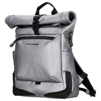 Piquadro Roll Top - Fahrradrucksack 15.6" 47 cm (silber/schwarz) - Ansicht 2