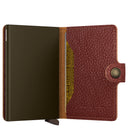 Secrid Vegetable Tanned Miniwallet - Geldbörse RFID 6.5 cm (tuscan)