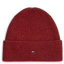 Tommy Hilfiger Flag Knit Beanie - Mütze (autumn red)