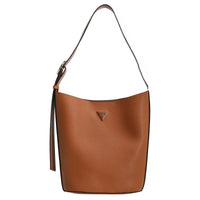 Guess Meridian II Bucket - Bolso tipo saco con pouch extraíble (color: cognac)