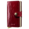 Secrid Miniwallet Naplak - Kreditkartenetui 6cc 10.2 cm RFID (red+)