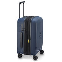 Delsey Paris Belmont Plus - 4-Rollen-Kabinentrolley S 55 cm erw. (blau) - Ansicht 6