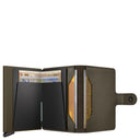 Secrid Miniwallet Emboss Lines - Kreditkartenetui 6cc 10.2 cm RFID (cedar+)