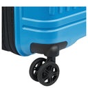 Delsey Paris Lutece SE - 4-Rollen-Kabinentrolley Slim S 55 cm erw. (pfauenblau) - Ansicht 7