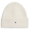 Tommy Hilfiger Flag Knit Beanie - Mütze (soft cream)