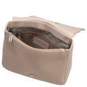 Mandarina Duck Mellow Leather - Umhängetasche 36 cm (warm taupe) - Ansicht 6