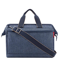Herringbone azul oscuro