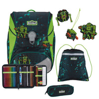 Scout Alpha DIN - Schulranzen Set 4 tlg. (Cubes)