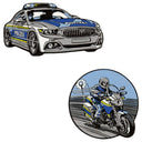 Scout Funny Snaps Move - Anhänger 2er Set (Blue Police)