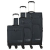 Travelite Kick Off - Set de trolley con 4 ruedas 3 piezas (d'anthracite)