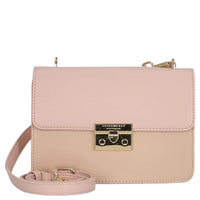 Seidenfelt Tricolor Pitea - Umhängetasche 21 cm (powder blush)