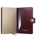 Secrid Miniwallet Emboss Diamond - Kreditkartenetui 6cc 10.2 cm RFID (bordeaux+) - Ansicht 5
