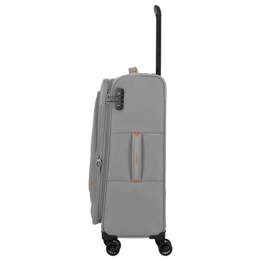 Travelite Umbria - 4-Rollen-Trolley M 67 cm erw. (smoky grey) - Ansicht 3