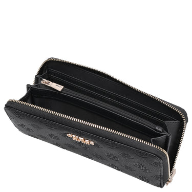 Guess Ella Logo SLG Large Zip - Geldbörse 12cc 20 cm (black logo) - Ansicht 2