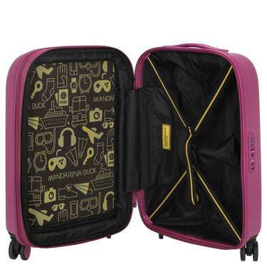 Mandarina Duck Logoduck+ - 4-Rollen-Kabinentrolley 55 cm S erw. (digital pink) - Ansicht 6