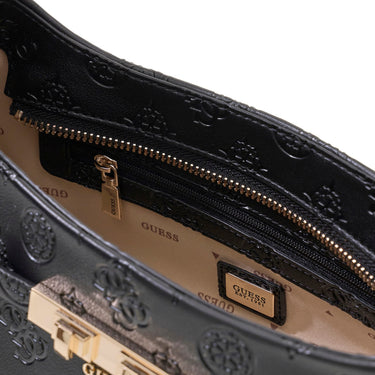 Guess Carmella - Schultertasche 30 cm (black logo)
