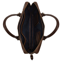 Buckle & Seam Cali Laptoptasche 15" 36 cm (brown/blu) - Ansicht 2