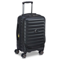 Delsey Paris Shadow 5.0 - 4-Rollen-Kabinentrolley mit Vortasche S 55 cm erw. USB (schwarz) - Ansicht 2