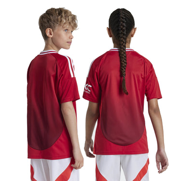 adidas Manchester United Fußball - Jr. Heimtrikot 24/25 (red, 176) - Ansicht 5