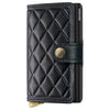 Secrid Miniwallet Emboss Diamond - Kreditkartenetui 10.2 cm RFID (black+)