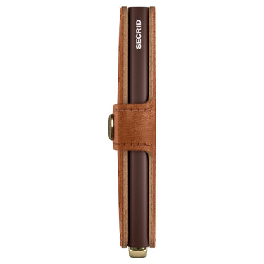 Secrid Miniwallet Emboss Lines - Kreditkartenetui 6cc 10.2 cm RFID (cognac+) - Ansicht 3