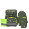 Lässig School Set Light Unique - Set de mochila escolar 6 piezas 960g (jungle green)