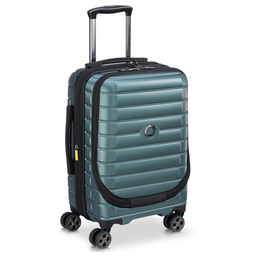 Delsey Paris Shadow 5.0 - 4-Rollen-Kabinentrolley mit Vortasche S 55 cm erw. USB (gruen) - Ansicht 2