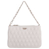 Guess Maxine Quilted Flat Pouch - Bolso bandolera 24 cm (light taupe)