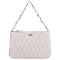 Guess Maxine Quilted Flat Pouch - Schultertasche 24 cm (light taupe)