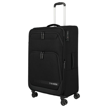 Travelite Kick Off - 4-Rollen-Trolley L 78 cm erw. (black) - Ansicht 6