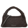 Les Visionnaires Sadie Weave Cozy - Bolso bandolera 39 cm (dark brown)