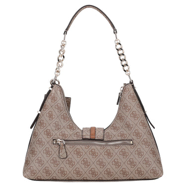 Guess Yvonne Logo Hobo - Schultertasche 32 cm (latte logo) - Ansicht 4