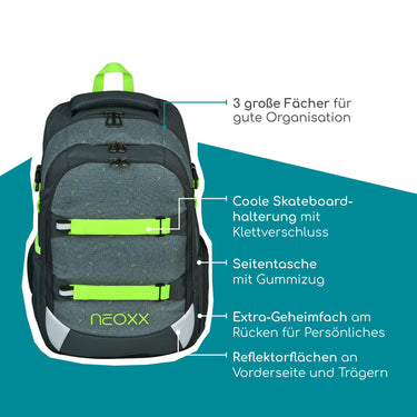 Neoxx ACTIVE PRO - Schulrucksack 45.5 cm (BOOM!) - Ansicht 8