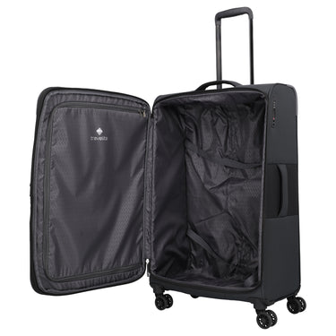 Travelite Corsiica - 4-Rollen-Trolley L 77 cm erw. (black) - Ansicht 8