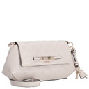 Guess Carmella Crossbody Flap - Umhängetasche 30 cm (bone logo) - Ansicht 5