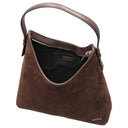 HUGO Women Yorih Hobo - Schultertasche 35 cm (dark brown) - Ansicht 6
