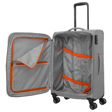 Travelite Umbria - 4-Rollen-Trolley M 67 cm erw. (smoky grey) - Ansicht 7