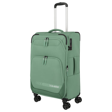 Travelite Kick Off - 4-Rollen-Trolley M 67 cm erw. (Sage Green) - Ansicht 7