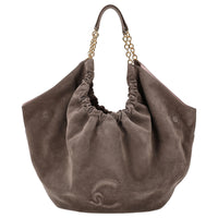Coccinelle Smash Suede Bim - Shoulder Bag 35 cm (warm taupe)