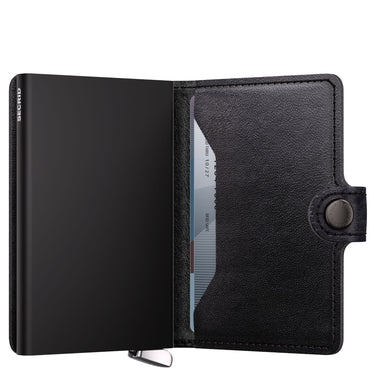 Secrid Miniwallet Emboss Lines - Kreditkartenetui 6cc 10.2 cm RFID (black+) - Ansicht 5
