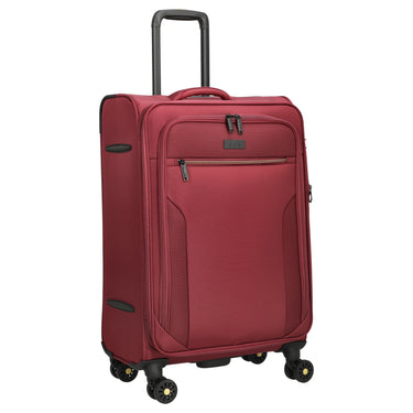 D&N Travel Line 9704 - 4-Rollen-Trolley M 68 cm erw. (dark red) - Ansicht 5