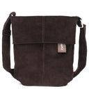 zwei Mademoiselle M45 - Schultertasche 22 cm (cord-espresso)