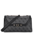 Guess Lindsey XBody Flap - Umhängetasche 27 cm (coal logo)