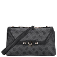 Guess Lindsey XBody Flap - Umhängetasche 27 cm (coal logo)