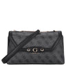 Guess Lindsey XBody Flap - Umhängetasche 27 cm (coal logo)