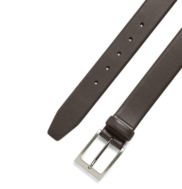 BOSS Barnabie - Ledergürtel mit Dornschließe 3.5 cm (dark brown, 90) - Ansicht 2