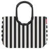 reisenthel shopping loopshopper L - Einkaufstasche mit Bügel 46 cm (summerstripes black)