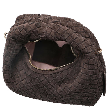 Les Visionnaires Greta Micro Weave Cozy - Umhängetasche 20 cm (dark brown) - Ansicht 6