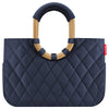 reisenthel loopshopper M / Bolso shopper 40 cm (frame rhombus midnight gold)