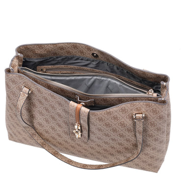Guess Yvonne Logo Tote - Shopper L 45 cm (latte logo) - Ansicht 6